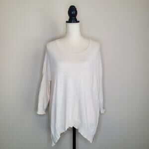Anthropologie Ivory Knit Sweater Small